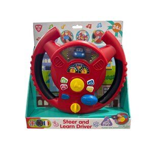 Steer And Learn Driver Toy For Toddlers 24+ Months With Lights, Sounds, Buttons